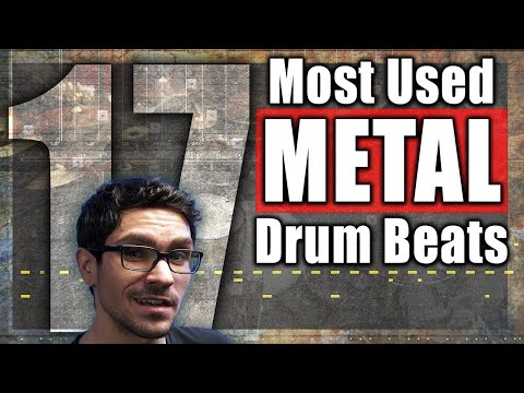 Видео: 17 металкоровых барабанных битов для гитарных треков