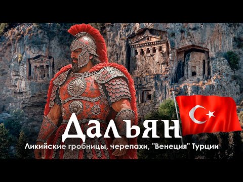 Видео: Дальян — Турецкая Венеция с гробницами Ликии в скале. Вы не поверите, но в Дальян заплывают черепахи