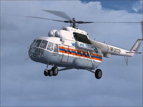 Видео: [FSX] Вертолет МИ-8