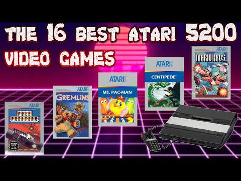 Видео: 16 ЛУЧШИХ ИГР ДЛЯ ATARI 5200 | РЕЙТИНГ