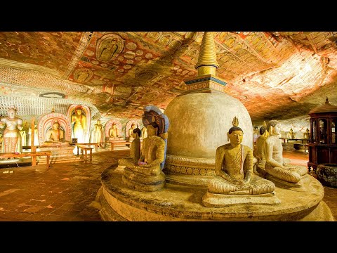 Видео: ЭКСКУРСИЯ в Шри-Ланке.Дамбулла – золотой и пещерный храм.
