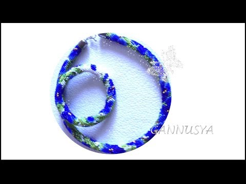Видео: БЕЗ ГАЧКА Жгут з Бісеру на Станку 3 / БЕЗ КРЮЧКА Жгут из Бисера / Beaded ROPE NOT CROCHET