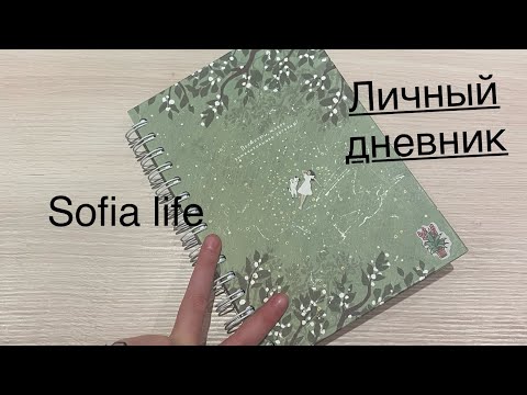 Видео: Обзор на личный дневник мой ЛД ностальгия воспоминания блокнот памяти тетрадь канцелярия