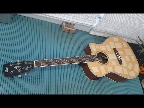 Видео: Электро-акустическая гитара Cort GA MEDX OP. Ремонт.