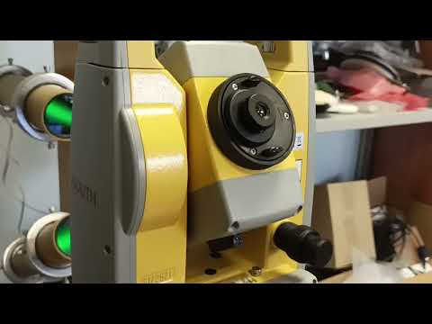 Видео: Как сделать пользовательскую поверку тахеометра South NTS-362R6L. #тахеометр #south #nts #362