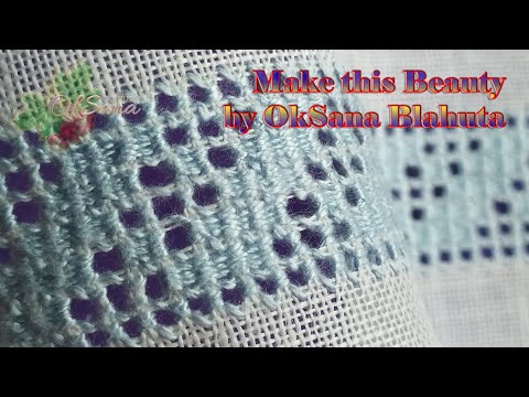 Видео: МЕРЕЖКА з настилом | Поради з ВИШИВАННЯ для ПОЧАТКІВЦІВ