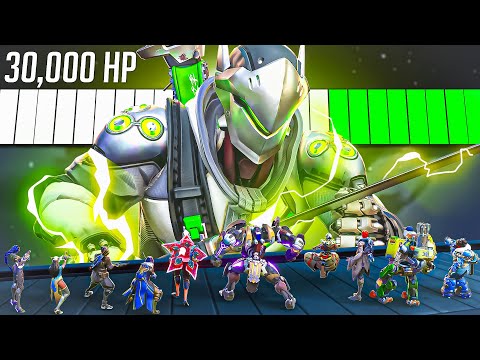 Видео: *НОВОЕ* испытание с боссом в Overwatch 2... (10 000 ЗДОРОВЬЯ ГЭНДЗИ)