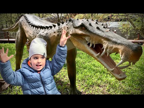 Видео: 🎡 Парк Юрского периода в Москве ВЛОГ #динозавры #диномир
