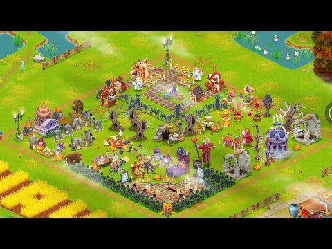 Видео: Hay Day. Проект на тему Хеллоуин👻🎃Часть видео пропала🙈