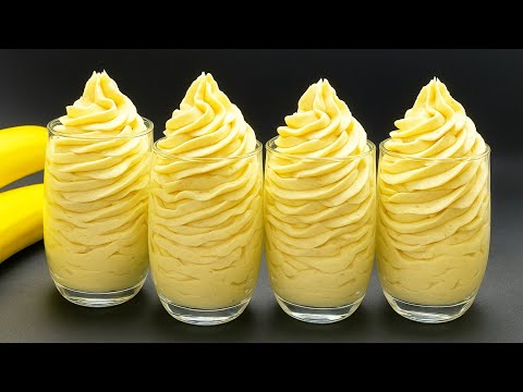 Видео: «Банановый десерт с облачной текстурой за 5 минут» БЕЗ САХАРА и муки!