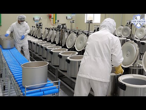 Видео: Чисто и интересно! Массовое производство на корейском продовольственном заводе
