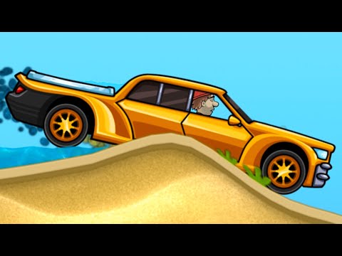 Видео: Лимузин в Hill Climb Racing #8 Роскошное Авто в Обновлении на Машинки Кида