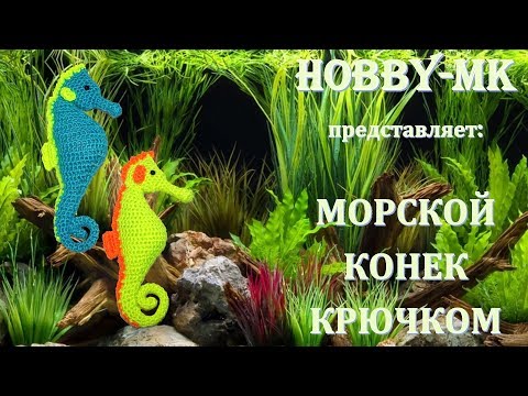 Видео: Морской конек крючком (авторский МК Светланы Кононенко)