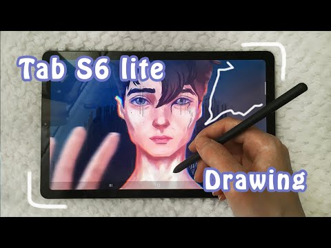 Видео: ПЛАНШЕТ ДЛЯ РИСОВАНИЯ // SAMSUNG GALAXY TAB S6 LITE