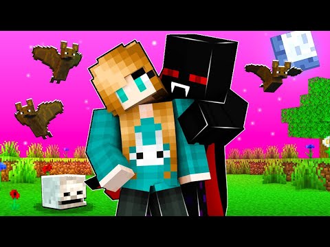Видео: 😨 ЮНИ СТАЛА ВАМПИРОМ в Майнкрафт! (Райм и Юни)