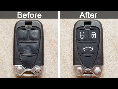 Видео: Как заменить корпус пульта дистанционного управления, корпус, ключ, лезвие, Alfa Romeo 159, Brera...