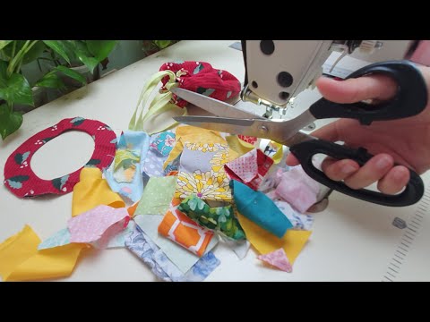 Видео: Просто тканевые квадраты 🎄 Идея шитья рождественского пэчворка | Простой праздничный проект