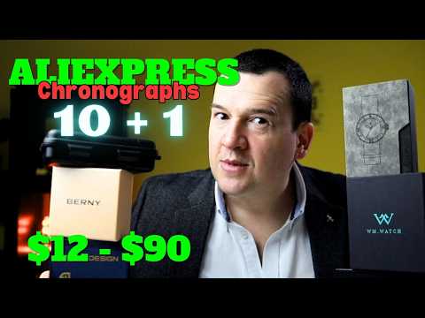 Видео: ALIEXPRESS 10+1 ультрабюджетных часов с хронографом до 100 долларов 😲