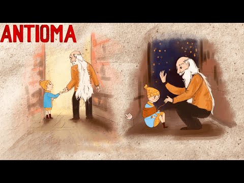 Видео: Старый лысый мужик связал ребёнка в подворотне, а потом... Прохождение Antioma #4