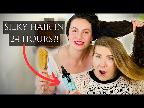 Видео: Историческое масло для волос преобразило ее волосы за одну ночь!