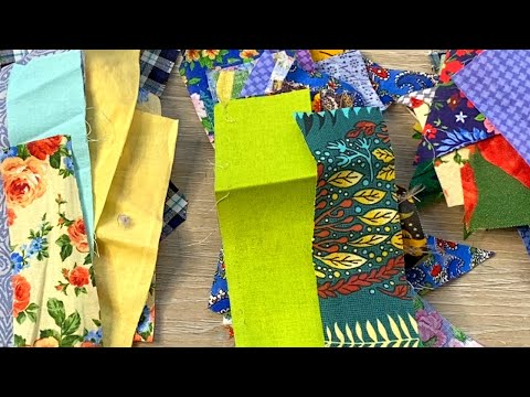 Видео: Просто попробуй взять немного цветных лоскутков и ты удивишься  DIY мастер класс