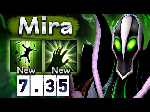 Видео: Мира на новом Рубике, гениальная игра! 10 хуков из 10 - Mira Rubick 7.35 DOTA 2