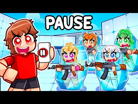 Видео: Испытание ЭКСТРЕМАЛЬНОЙ паузы в Roblox Rivals с МОИМИ БЕЗУМНЫМИ ФАНАТКАМИ...