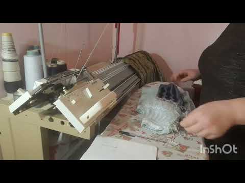 Видео: Вяжем новое изделие на машине " пассап ",часть 1
