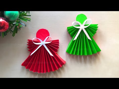 Видео: АНГЕЛОЧКИ из бумаги - DIY