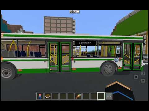 Видео: РАБОТАЮ ВОДИТЕЛЕМ АВТОБУСА ЛиАЗ 5292 Маршрут 213 в МАЙНКРАФТЕ!!!