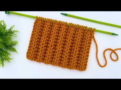 Видео: ШАГ ЗА ШАГОМ ДЛЯ НАЧИНАЮЩИХ ЭТОГО КРАСИВОГО ПРОСТОГО ВЯЗАНИЯ