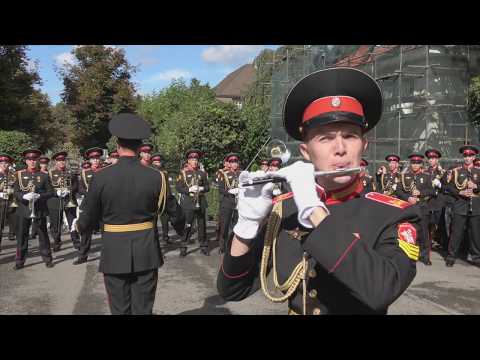 Видео: Suworow Kadetten in Bern - 25.09.2019 Суворовские курсанты в Берне (Швейцария)