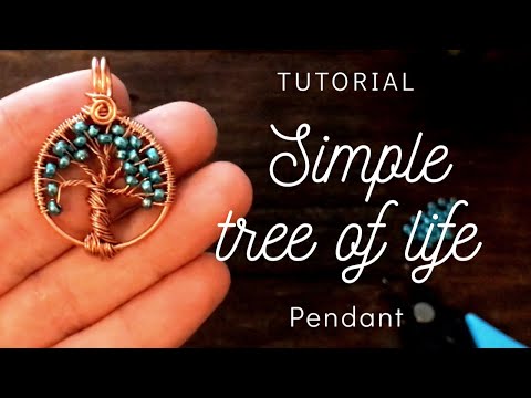 Видео: Простой кулон «Дерево Жизни» | Мастер-класс