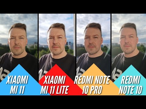 Видео: НЕ ПЕРЕПЛАЧИВАЙ! СРАВНЕНИЕ КАМЕР XIAOMI: MI 11 vs MI 11 LITE vs REDMI NOTE 10 PRO vs REDMI NOTE 10.
