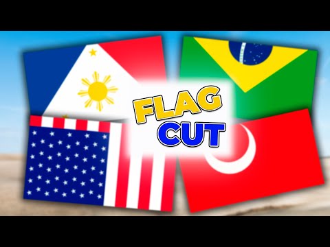 Видео: Я разрезал флаги пополам / Веселье с флагами