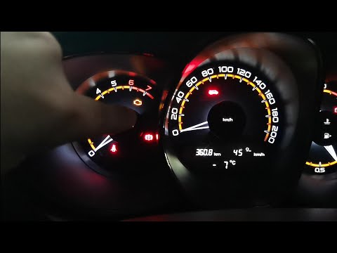 Видео: Лада Веста. Датчик давления масла. Должна гореть индикация или нет перед запуском? Часть 1