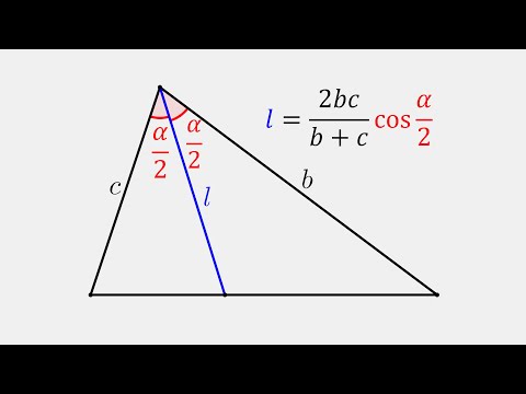 Видео: Длина биссектрисы. Часть 1.