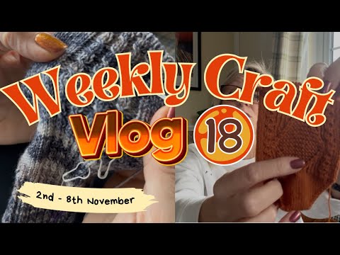 Видео: Еженедельный блог о рукоделии 18 — Начаты рукава моего свитера «Облако» / русская изнаночная гладь