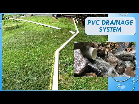Видео: Установка дренажной системы с использованием качественных труб ПВХ