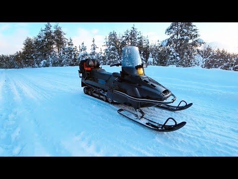 Видео: Обзор снегохода-легенды YAMAHA VK540III (краткий)