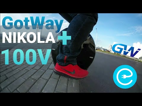 Видео: GotWay Nikola Plus 100V - Чумовая Черная "Таблетка" моноколесника
