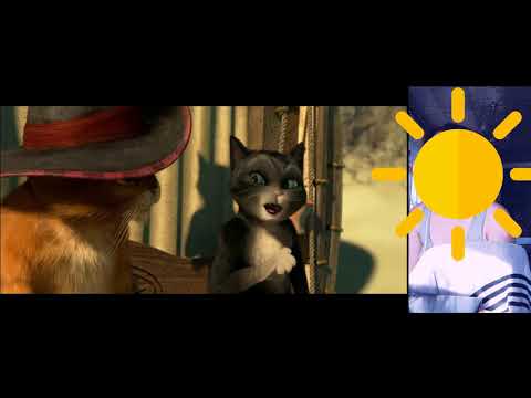 Видео: Пытаюсь озвучить Кот в сапогах/Киса Мягколапка