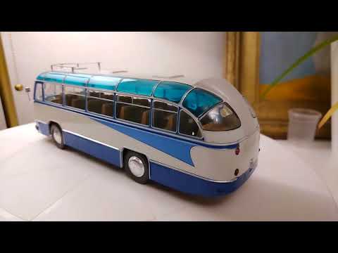 Видео: Багажник в комплекте:  ЛАЗ  695  Экспортный  #автобус  #масштабные_модели   #обзор