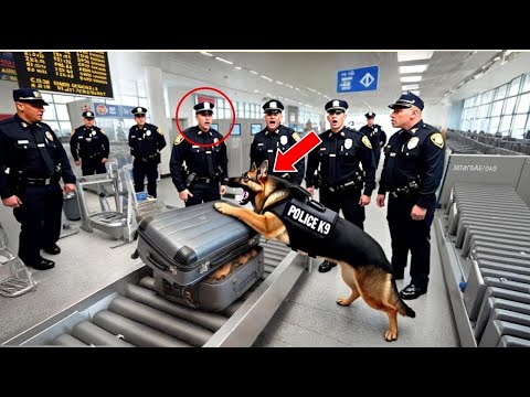 Видео: Полицейская Собака Кусает Чемодан в Аэропорту — Шокирующая Тайна и Неожиданная Развязка!