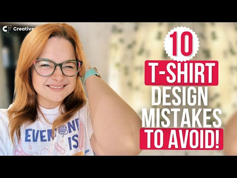 Видео: 10 ошибок в дизайне футболок, которых следует избегать ❌
