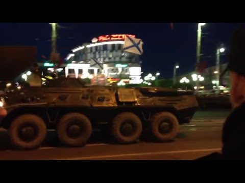 Видео: Парад победы техника Калининград репетиция 2016