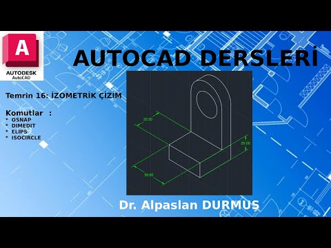 Видео: ЧЕРТЕЖ ИЗОМЕТРИЧЕСКОЙ ПЕРСПЕКТИВЫ В AUTOCAD