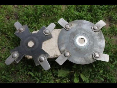 Видео: Найкращий ніж для бензотримера, роторний ніж. Лучший нож на мотокосу, роторный нож.