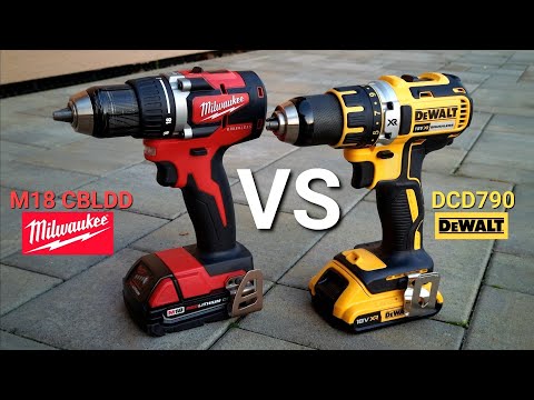 Видео: Сравнение сеялок с крутящим моментом 60 Нм. Сравнение Milwaukee M18 CBLDD и Dewalt DCD 790.