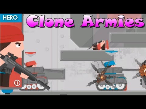 Видео: Прокачали Рембо АРМИЯ КЛОНОВ Clone Armies 2d games \ Sandbox